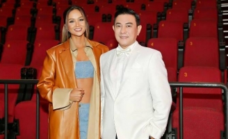 Hoàng Phúc hội ngộ H’Hen Niê trên thảm đỏ phim '578: Phát đạn của kẻ điên'
