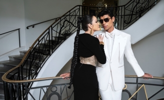 Lý Nhã Kỳ tình tứ bên mỹ nam MC kiêm ngôi sao thời trang nổi tiếng Brazil Lucas Castellani ở Cannes