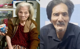 Mẹ Thương Tín 90 tuổi lần đầu lộ diện