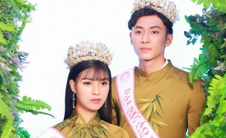 Ngọc Trang- Châu Linh đến với Gia đình Đại sứ Áo dài Việt Nam